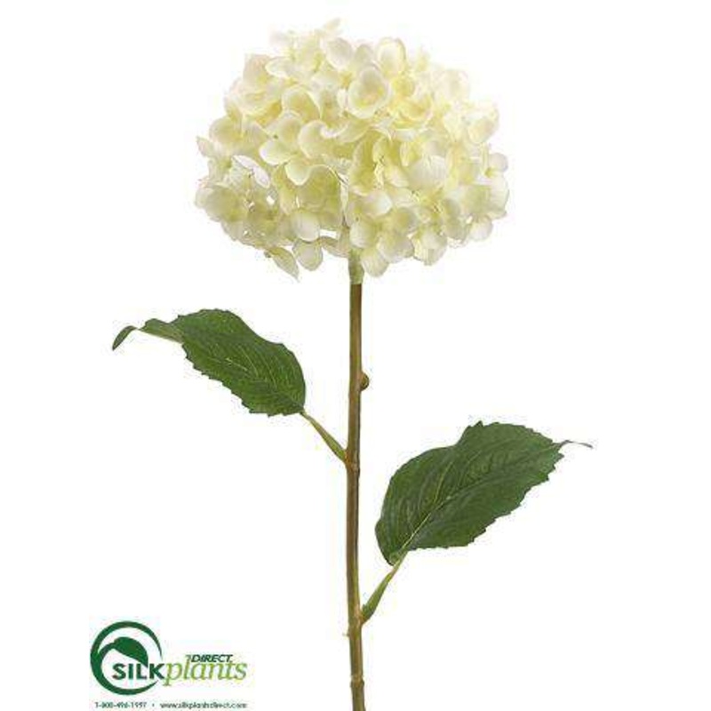 Silk Plants Direct Hydrangea Spray – Cream – Pack of 12 Cream