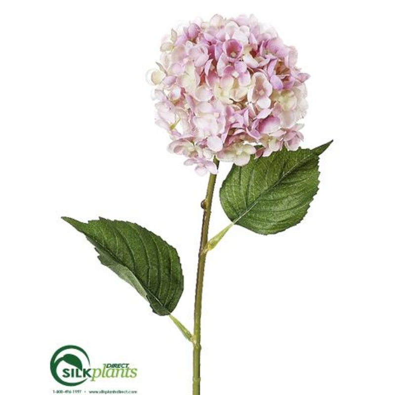Silk Plants Direct Hydrangea Spray – Lilac Cream – Pack of 12 Lilac Cream