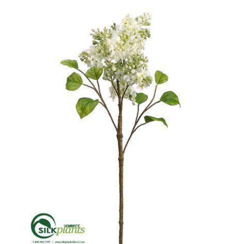Silk Plants Direct Lilac Spray – Cream – Pack of 12 Cream