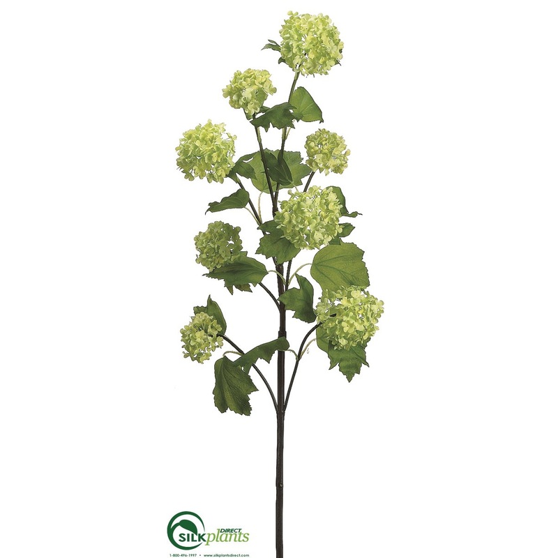 Silk Plants Direct Viburnum Spray – Green – Pack of 12 Green