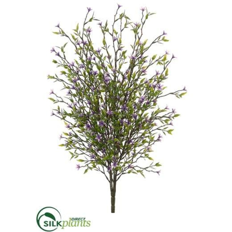 Silk Plants Direct Wild Starflower Bush – Purple – Pack of 12 Orange