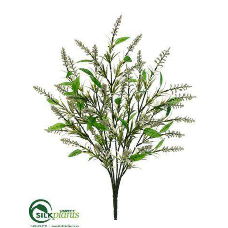 Silk Plants Direct Astilbe Bush – White – Pack of 12 White