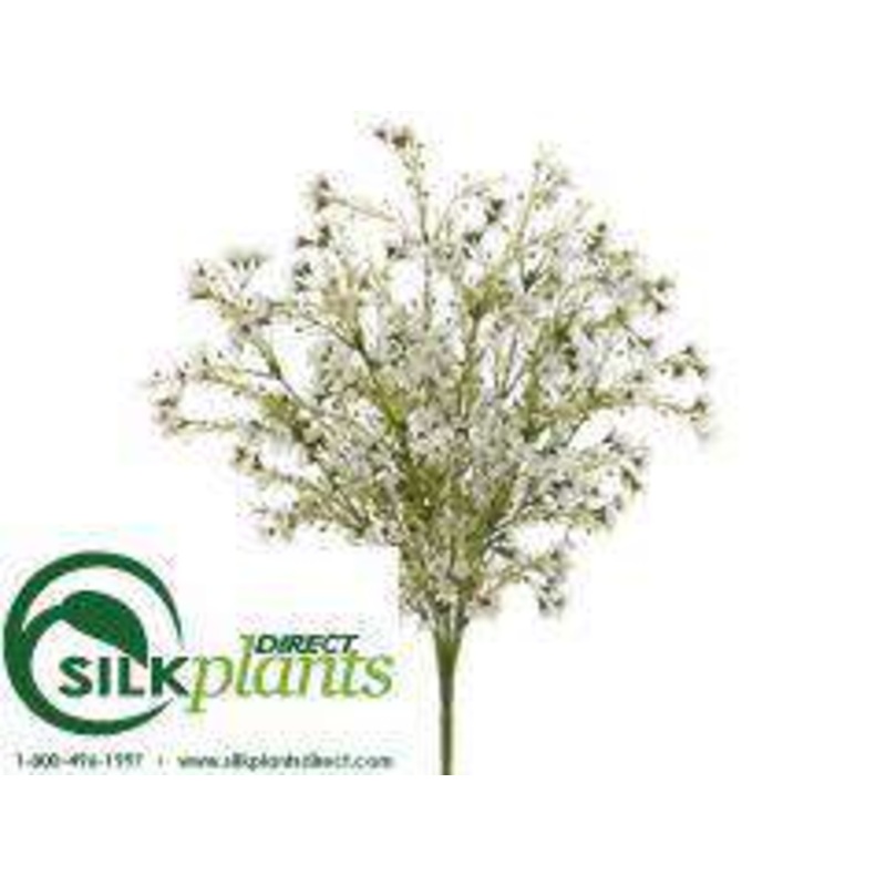 Silk Plants Direct Wax Flower Bush – Cream – Pack of 12 Cream