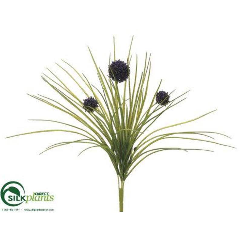 Silk Plants Direct Allium Bush – Purple – Pack of 12 Cream