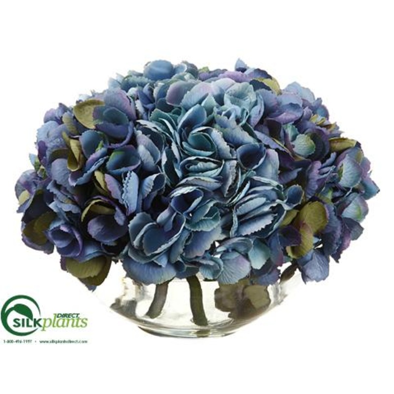 Silk Plants Direct Hydrangea – Blue Two Tone – Pack of 2 Blue Two Tone