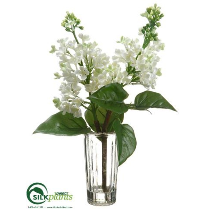 Silk Plants Direct Lilac – Cream – Pack of 12 Cream