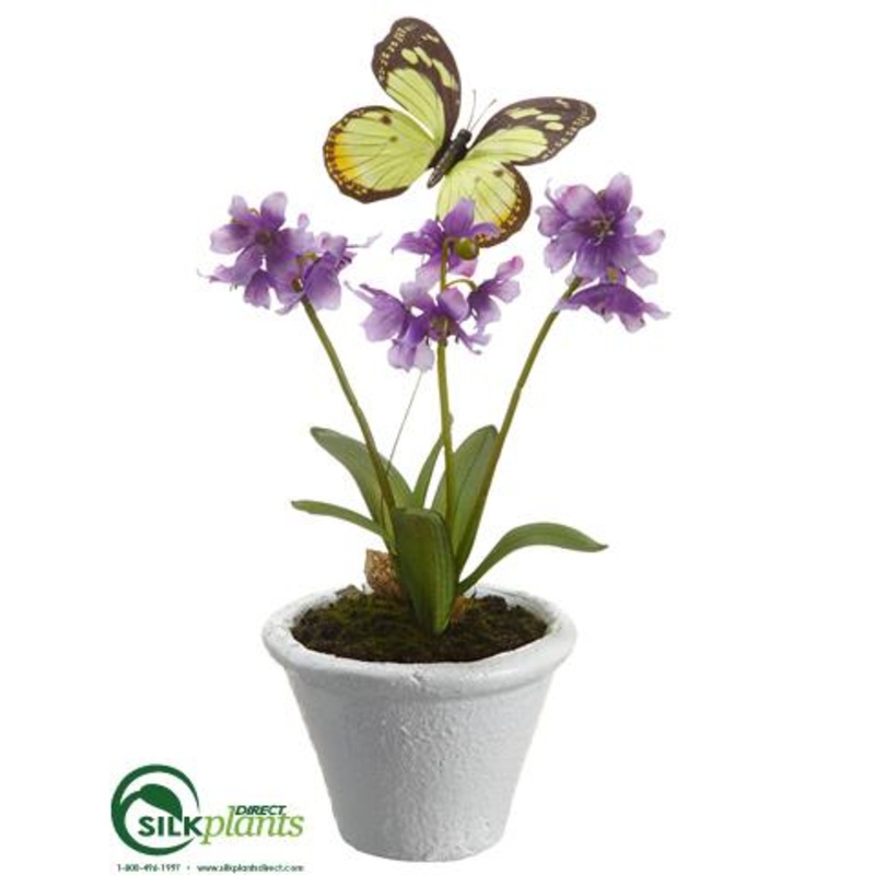 Silk Plants Direct Dancing Primrose – Lavender – Pack of 6 Lavender