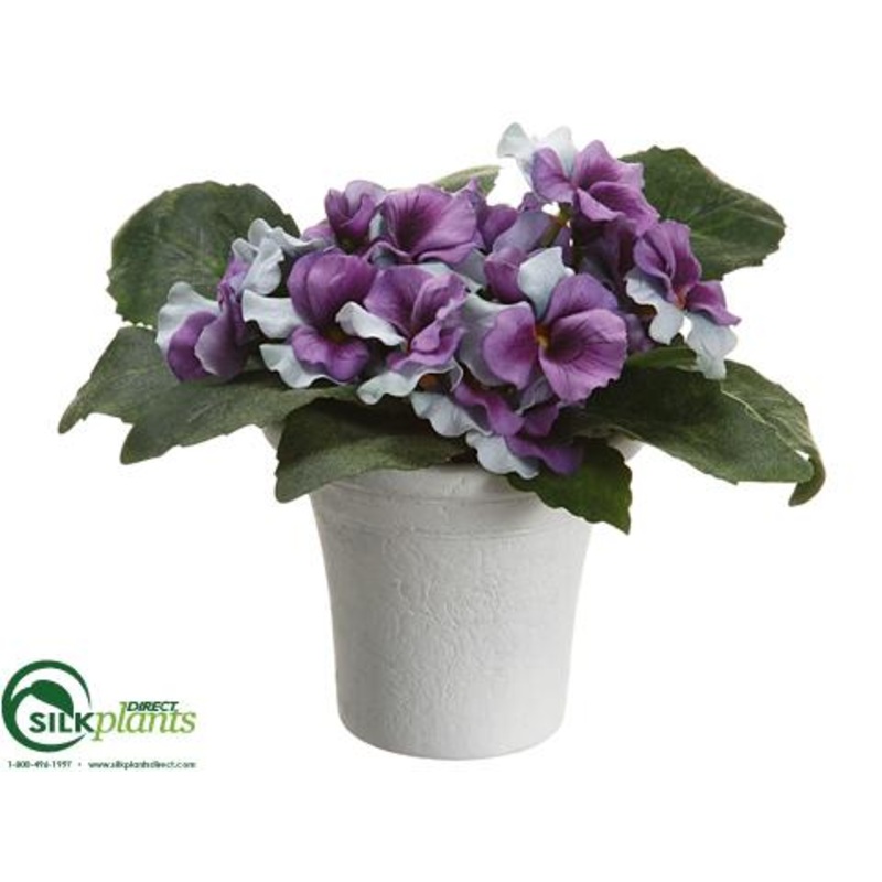 Silk Plants Direct Pansy – Violet Lavender – Pack of 12 Violet Lavender