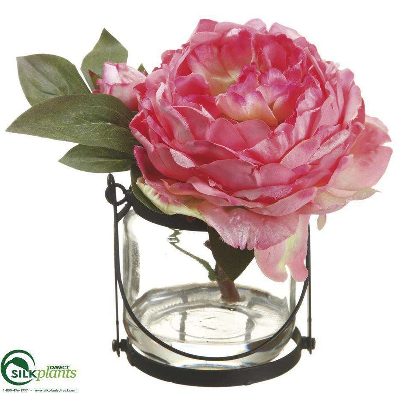 Silk Plants Direct Peony – Pink – Pack of 1 Pink