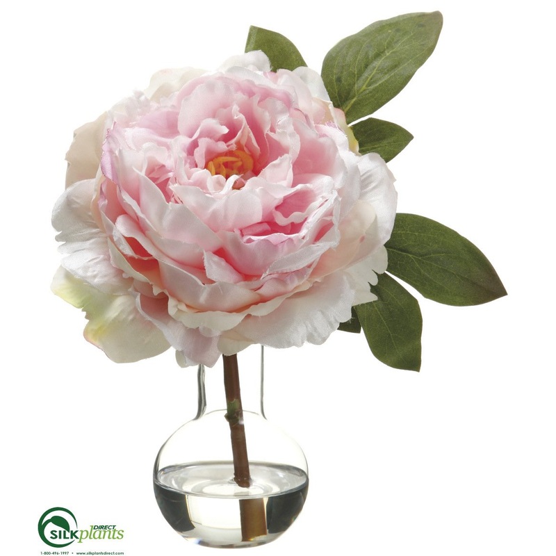 Silk Plants Direct Peony – Pink – Pack of 4 Pink