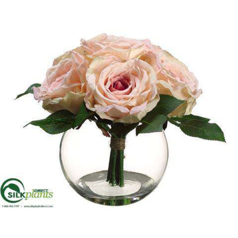 Silk Plants Direct Rose – Pink Two Tone – Pack of 2 Pink Two Tone