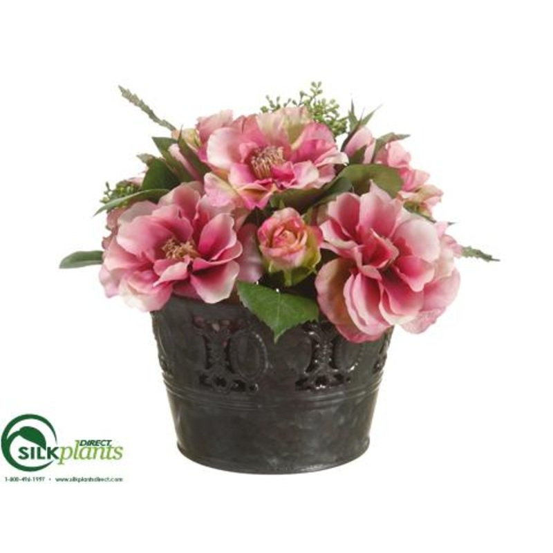 Silk Plants Direct Rose, Sedum – Orchid Green – Pack of 4 Orchid Green