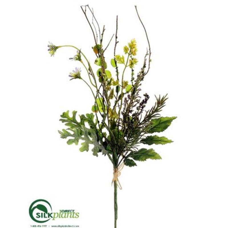 Silk Plants Direct Mini Daisy, Astilbe, Fern Spray – Purple Lavender – Pack of 24 Purple Lavender