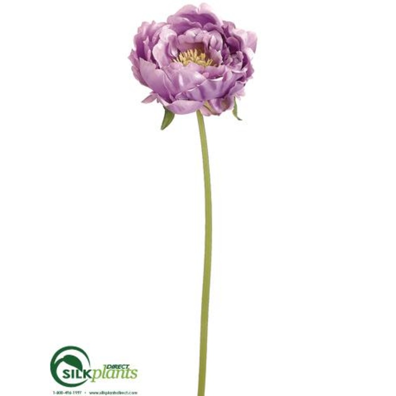 Silk Plants Direct Peony Spray – Lavender Pearl – Pack of 12 Lavender Pearl