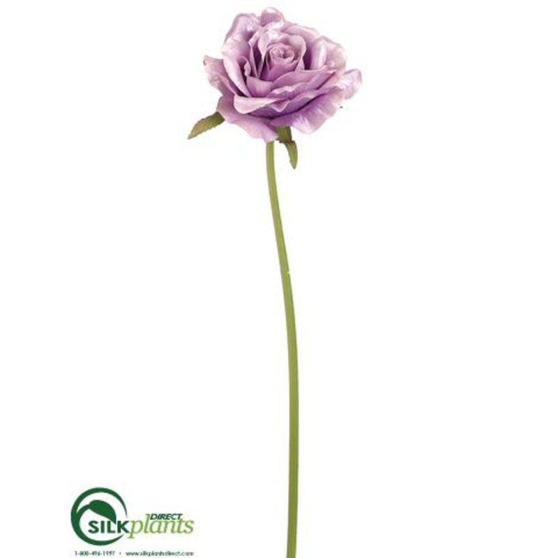 Silk Plants Direct Rose Spray – Lavender Pearl – Pack of 12 Lavender Pearl