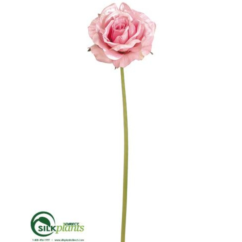 Silk Plants Direct Rose Spray – Pink Pearl – Pack of 12 Pink Pearl