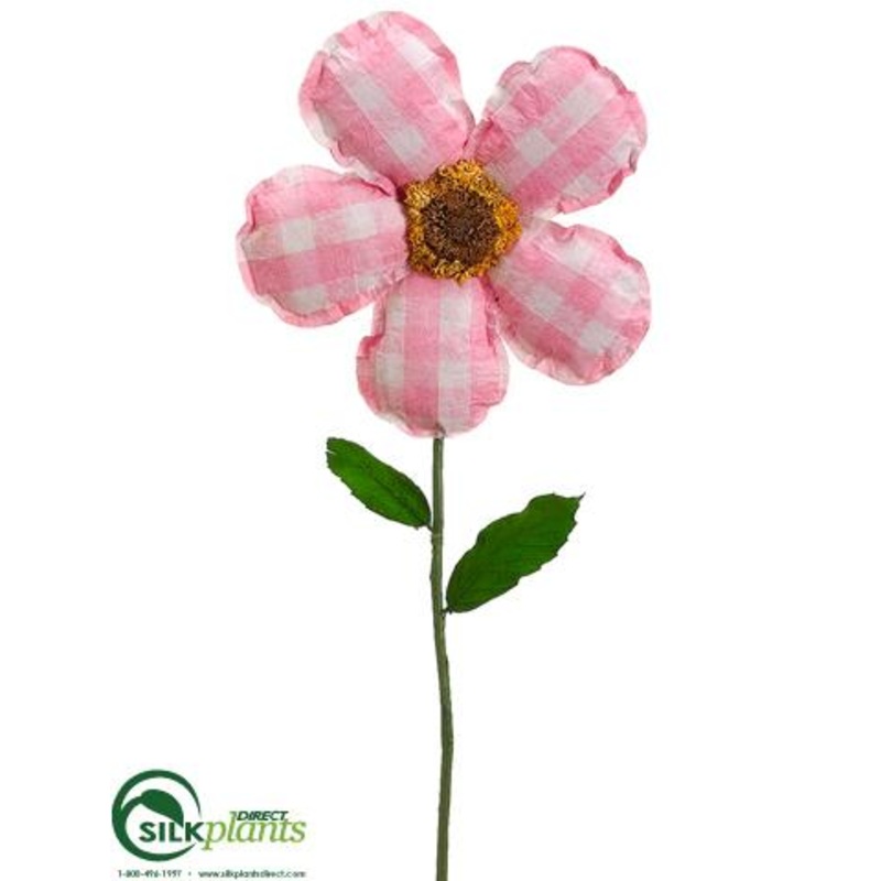 Silk Plants Direct Sunflower Spray – Pink White – Pack of 6 Pink White
