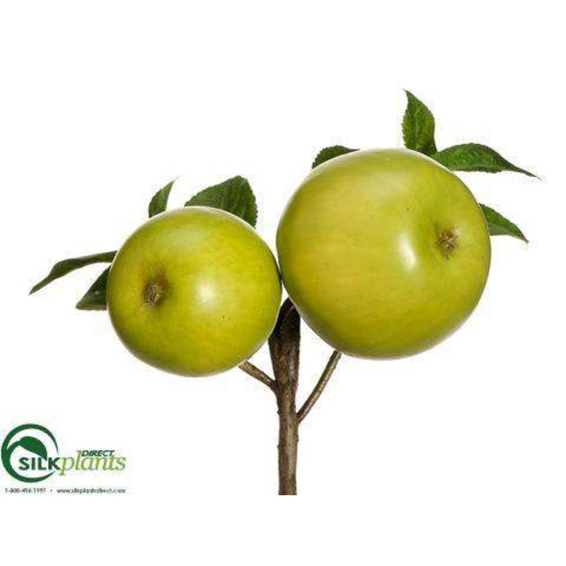 Silk Plants Direct Apple Pick – Green – Pack of 12 Green