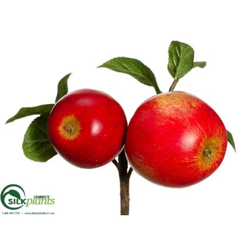 Silk Plants Direct Apple Pick – Red – Pack of 12 Red