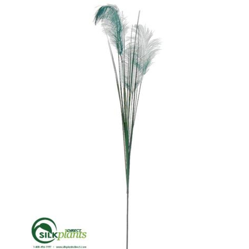 Silk Plants Direct Feather Grass Spray – Blue – Pack of 12 Blue