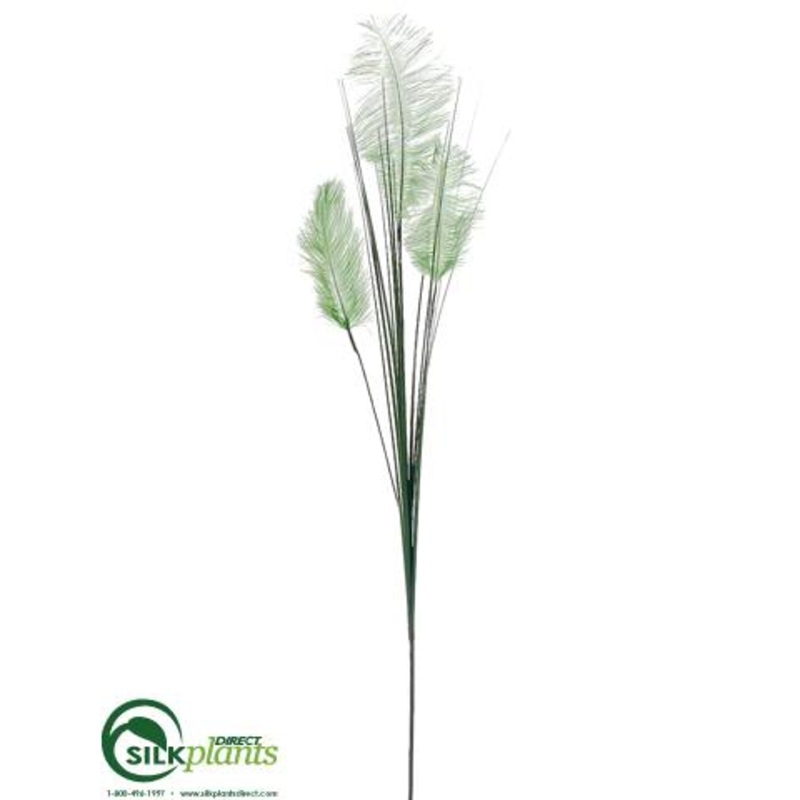 Silk Plants Direct Feather Grass Spray – Green – Pack of 12 Green
