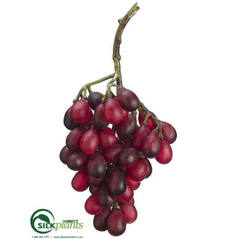 Silk Plants Direct Grape Cluster – Purple – Pack of 12 Purple