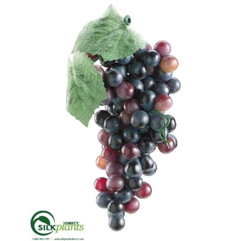 Silk Plants Direct Mini Round Grapes – Burgundy Two Tone – Pack of 36 Burgundy Two Tone