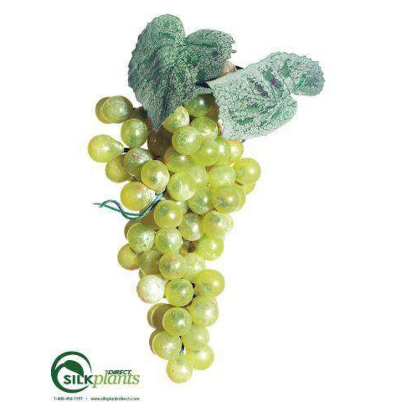 Silk Plants Direct Mini Round Grapes – Green – Pack of 36 Green