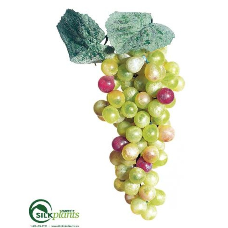 Silk Plants Direct Mini Round Grapes – Green Rose – Pack of 36 Green Rose