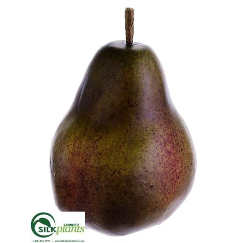 Silk Plants Direct Pear – Olive Green Green – Pack of 12 Olive Green Green