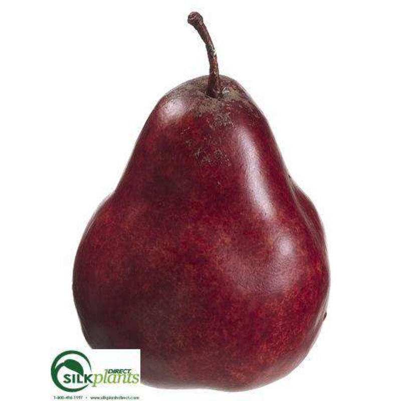 Silk Plants Direct Pear – Red – Pack of 12 Red