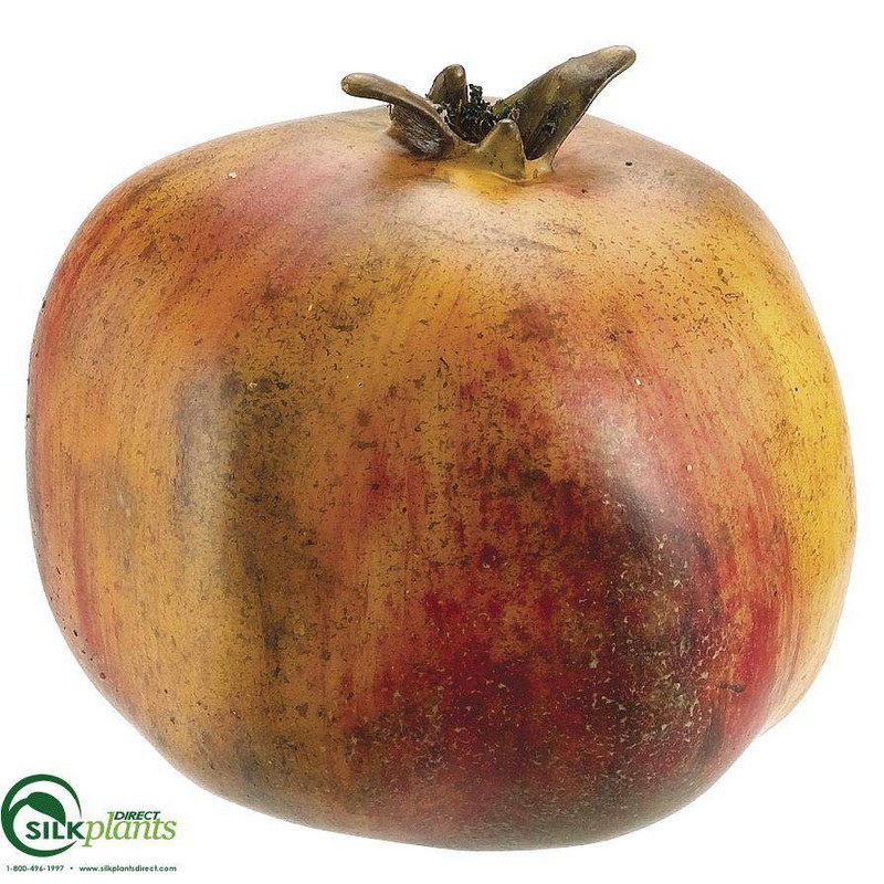 Silk Plants Direct Pomegranate – Natural – Pack of 12 Natural