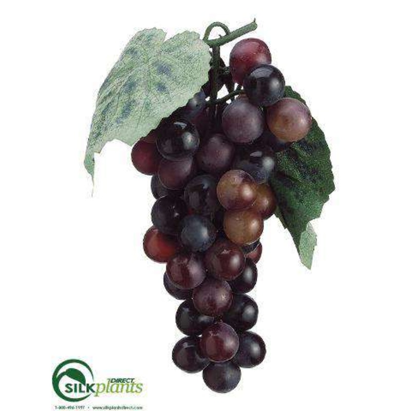 Silk Plants Direct Round Grape – Burgundy Two Tone – Pack of 12 Burgundy Two Tone