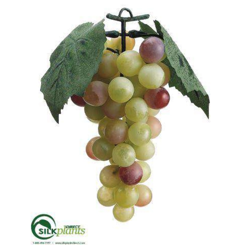 Silk Plants Direct Round Grape – Green Rose – Pack of 12 Green Rose