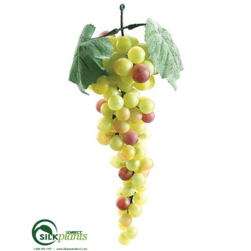 Silk Plants Direct Round Grapes – Green Rose – Pack of 12 Green Rose