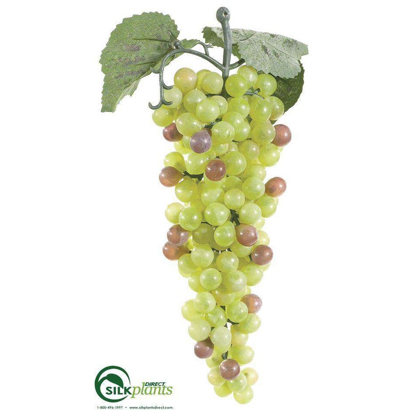Silk Plants Direct Round Grapes – Green Rose – Pack of 24 Green Rose