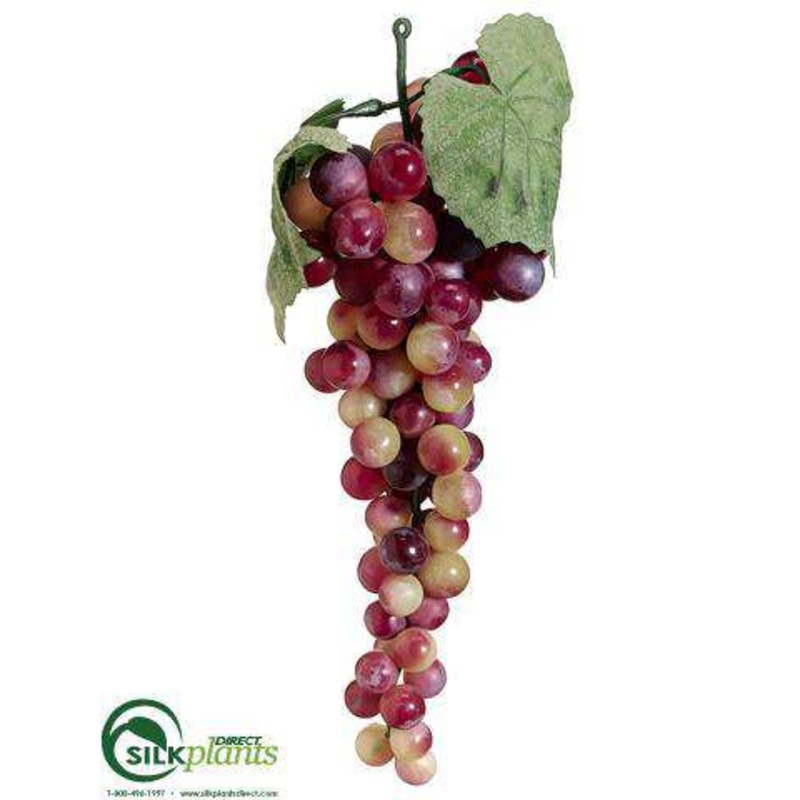 Silk Plants Direct Round Grapes – Rose Green – Pack of 12 Rose Green