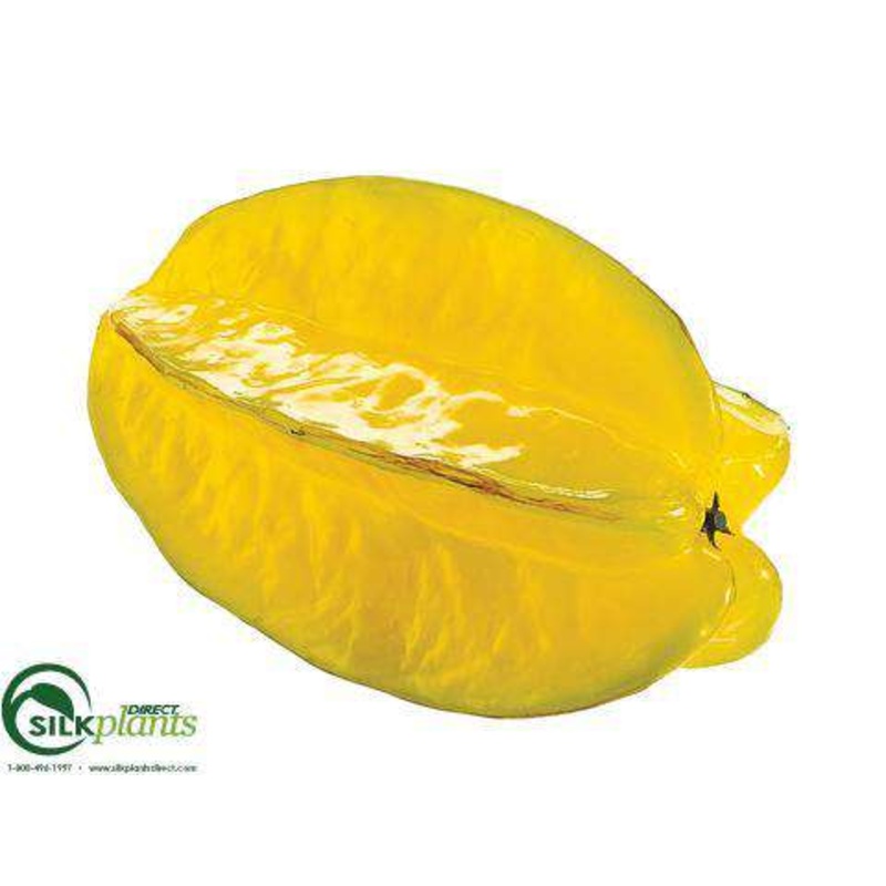 Silk Plants Direct Star Fruit – Yellow – Pack of 12 Yellow