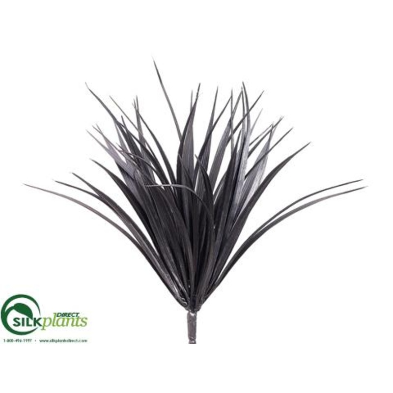 Silk Plants Direct Vanilla Grass Bush – Black – Pack of 24 Black