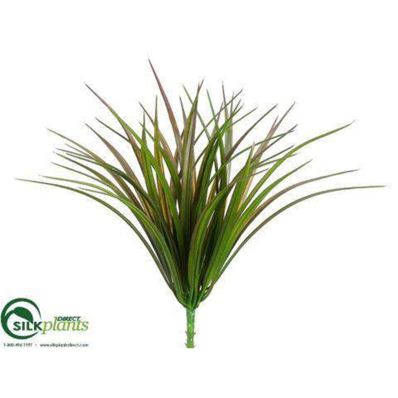 Silk Plants Direct Vanilla Grass Bush – Green Brown – Pack of 24 Green Brown