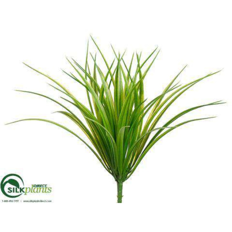 Silk Plants Direct Vanilla Grass Bush – Green Light – Pack of 24 Green Light