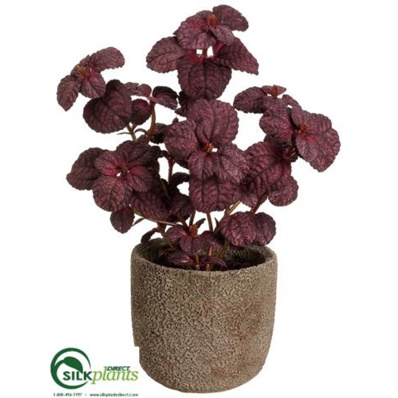 Silk Plants Direct Mint – Burgundy – Pack of 4 Burgundy