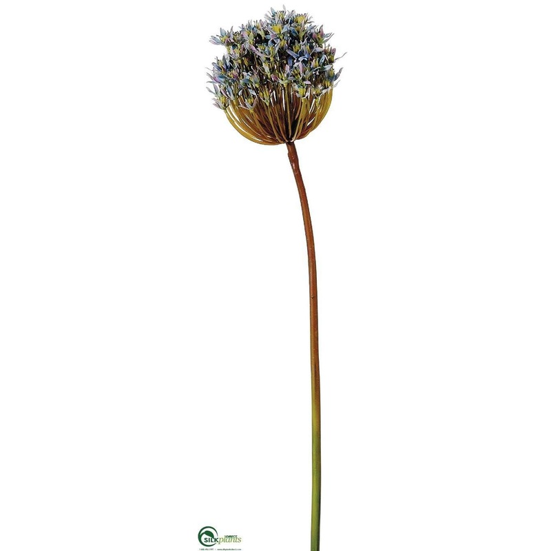 Silk Plants Direct Allium Spray – Blue Lavender – Pack of 12 Blue Lavender