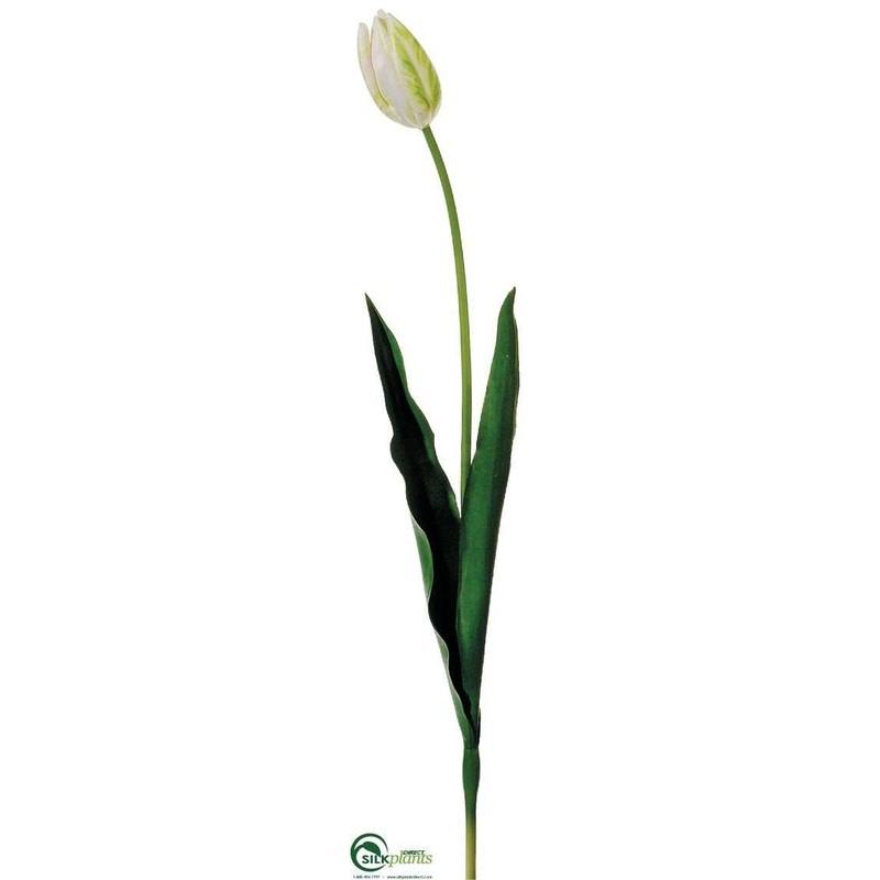 Silk Plants Direct Tulip Spray – Green Pink – Pack of 12 Green Pink