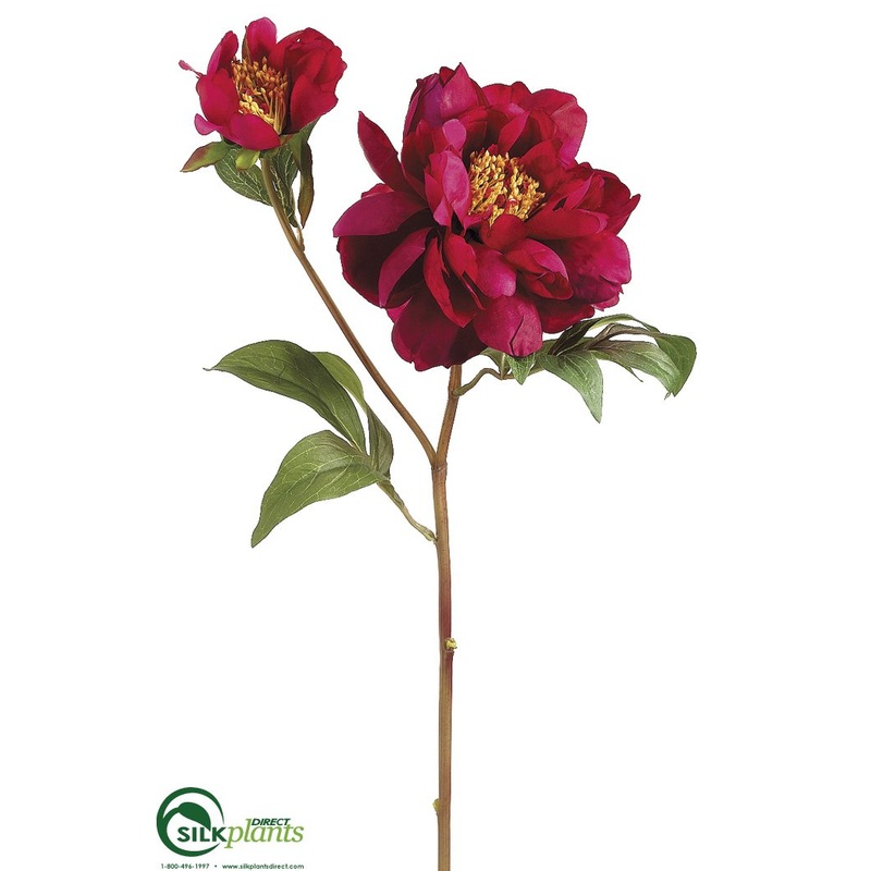 Silk Plants Direct Vintage Peony Spray – Beauty – Pack of 12 Beauty