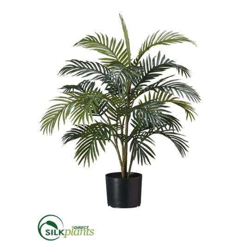 Silk Plants Direct Areca Palm Tree – Green – Pack of 6 Green