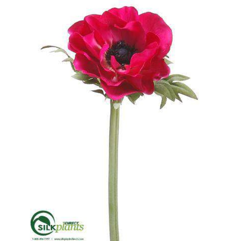 Silk Plants Direct Anemone Spray – Orchid – Pack of 12 Orchid