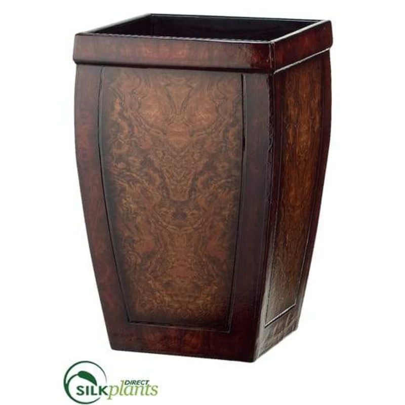 Silk Plants Direct Wood Container – – Pack of 1 Default Title