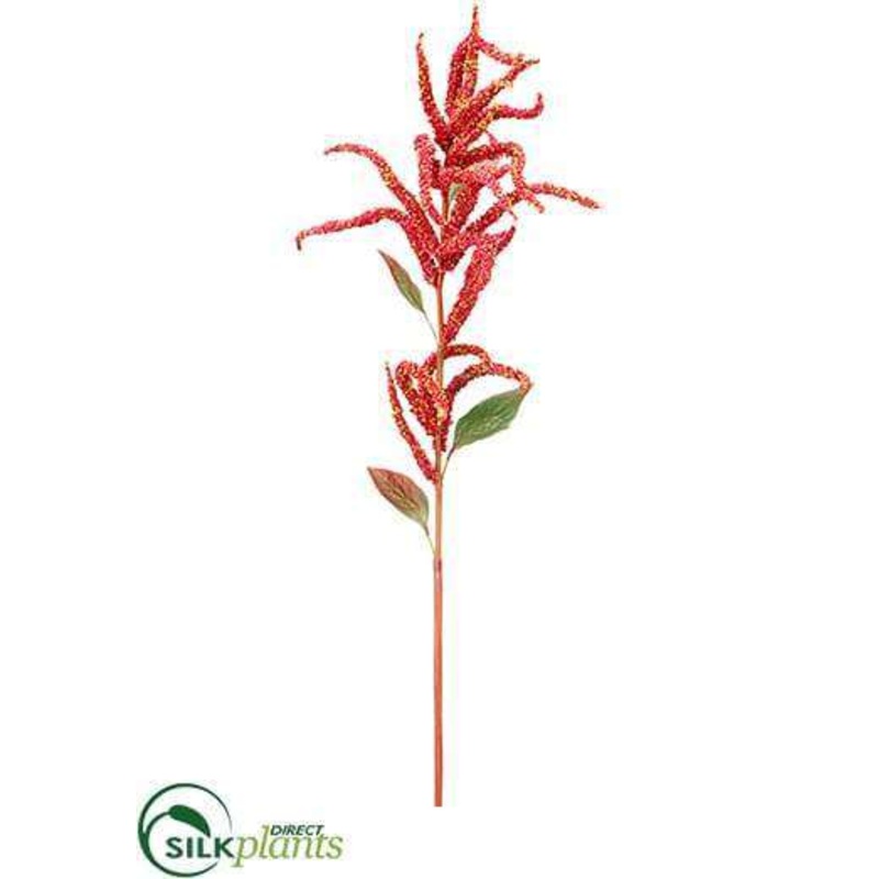 Silk Plants Direct Amaranthus Hanging Spray – Red Green – Pack of 12 Red Green