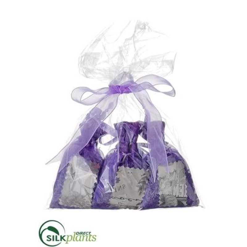 Silk Plants Direct Lavender Sachets – Lavender – Pack of 12 Lavender